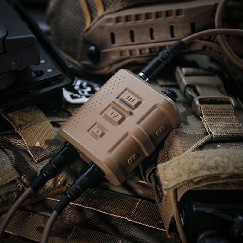 Auriculares tácticos V20/V60 PTT U714/U, PTT, compatible con múltiples enchufes, adaptadores de cabeza K/ICON, comunicación única/Dual PTT - imagen 5