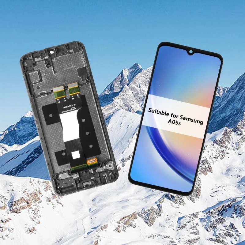 Asamblea completa del reemplazo pantalla LCD A05s con panel y marco para instalación fácil K1KF