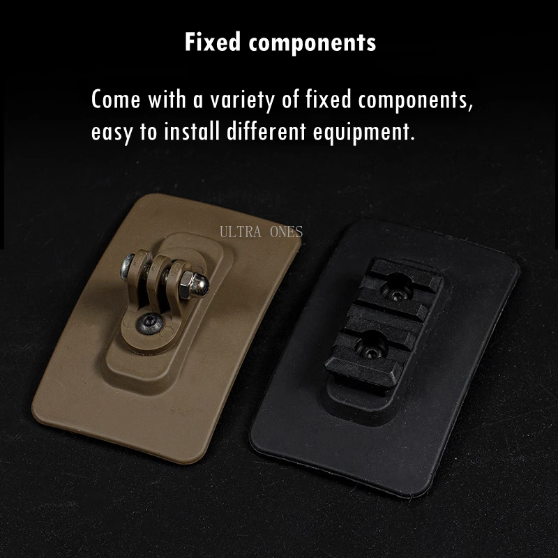 Adaptador de cámara para casco táctico, soporte para linterna, Base de montaje para cascos Cs, dispositivo de visión nocturna, adaptadores de montaje - imagen 5