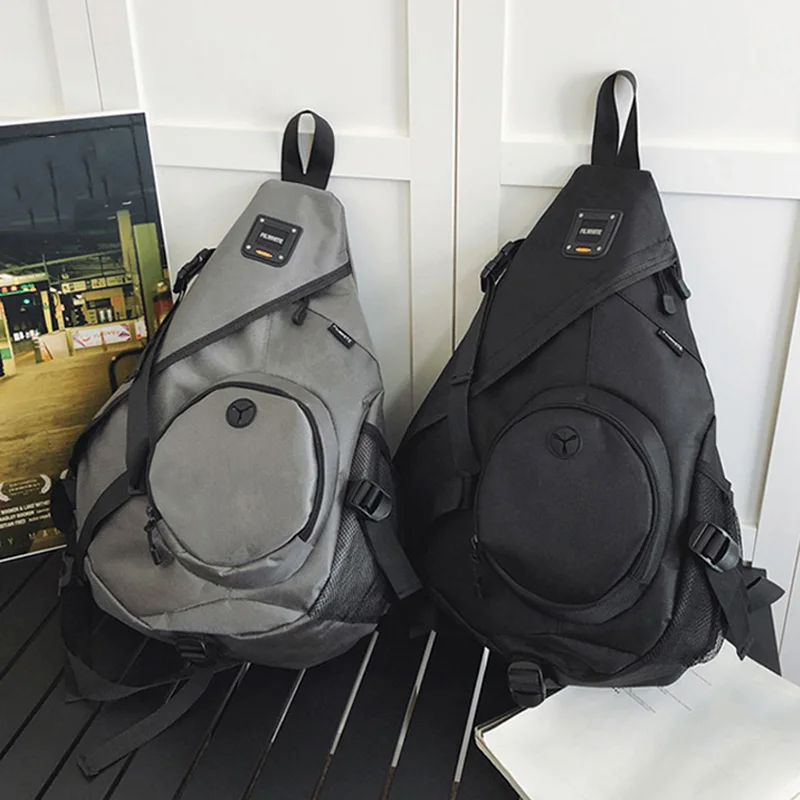 Mochila para acampar al aire libre, senderismo, ciclismo, entrenamiento de viaje para hombres, senderismo, bolso cruzado, Fitness, gimnasio, bolsa de pecho, bolsas de equipaje para estudiantes - imagen 3