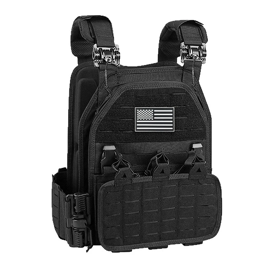 Hunting vest, outdoor auxiliary quick release vest, multifunctional, wear-resistant, breathable - imagen 3