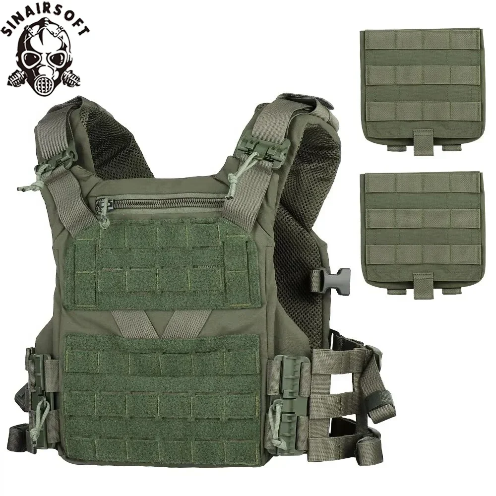 Chaleco táctico portador de placa K19 para exteriores, nuevo sistema de liberación rápida 3,0 de nailon 500D de tamaño completo, chalecos de combate, equipo Airsoft de Paintball - imagen 3