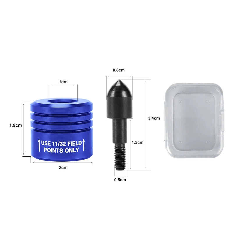 Punta de flecha de liberación de 2 uds., punta de flecha de acero inoxidable, tiro con arco rápido, tiro con flecha de carbono, arco compuesto recurvo, objetivo - imagen 2