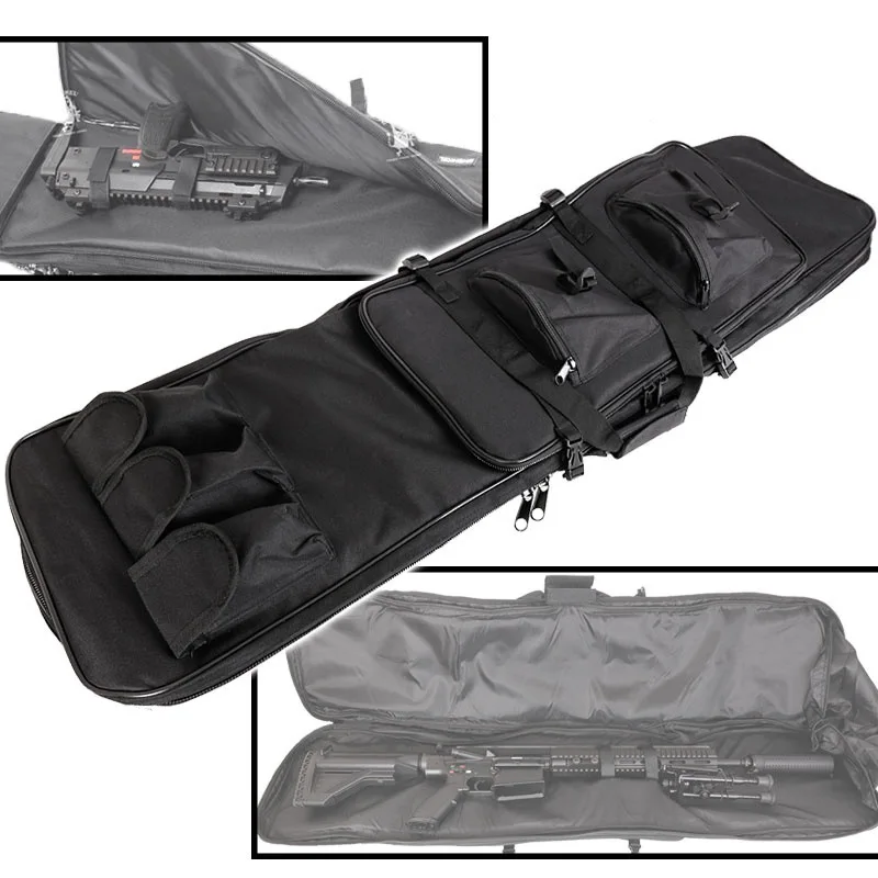 Bolsa militar para Rifle de caza, mochila para Rifle al aire libre, funda de protección para Rifle táctico, escopeta Airsoft, 85/95/115cm - imagen 4