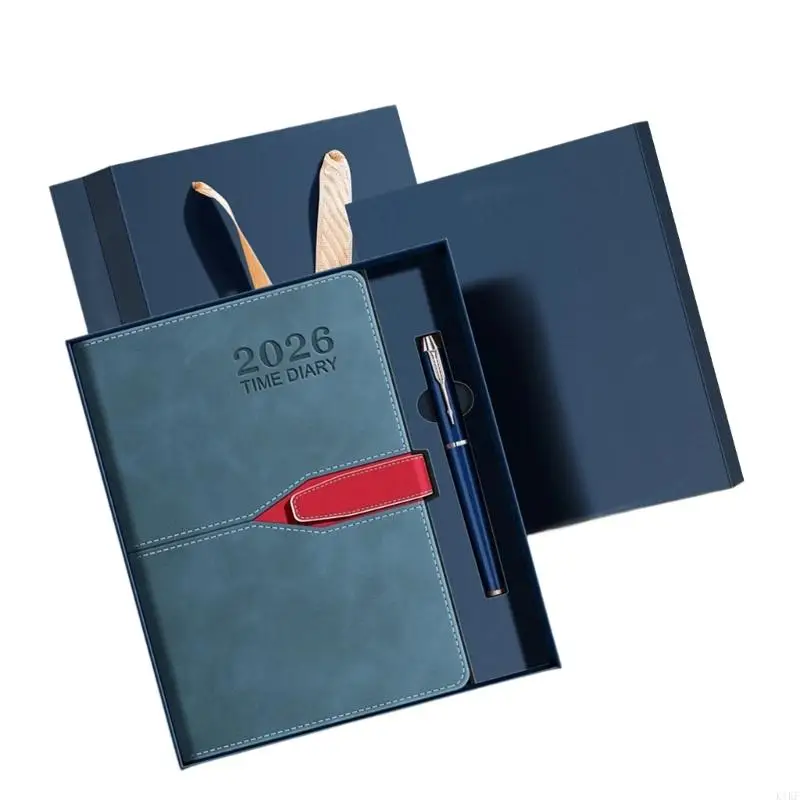 Cuaderno táctico diario cubierta cuero PU con diseño interior - imagen 2