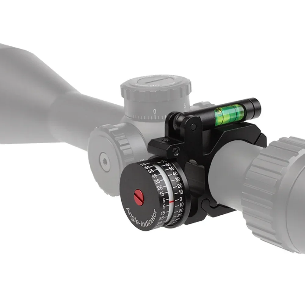 Kit de indicador cosino de ángulo de alta precisión y nivel de burbuja (ADI/ACI), compatible con tubo de 25,4mm/30mm, accesorios de anillo de montaje para alcance de caza - imagen 2