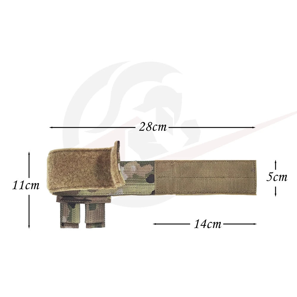 Cinturón fijo Kydex estilo EI para exteriores, vendaje táctico para pistola, correa de sujeción MOLLE - imagen 3