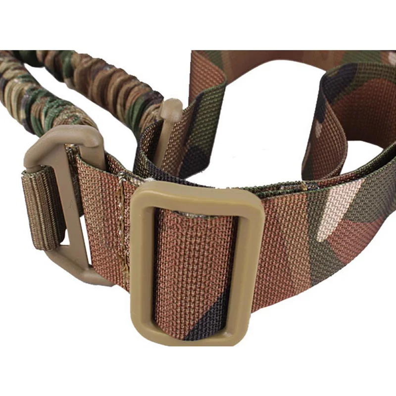 Correa táctica de un solo punto para hombro, cinturones de nailon para tiro, combate, deportes al aire libre, senderismo, caza, entrenamiento portátil - imagen 5