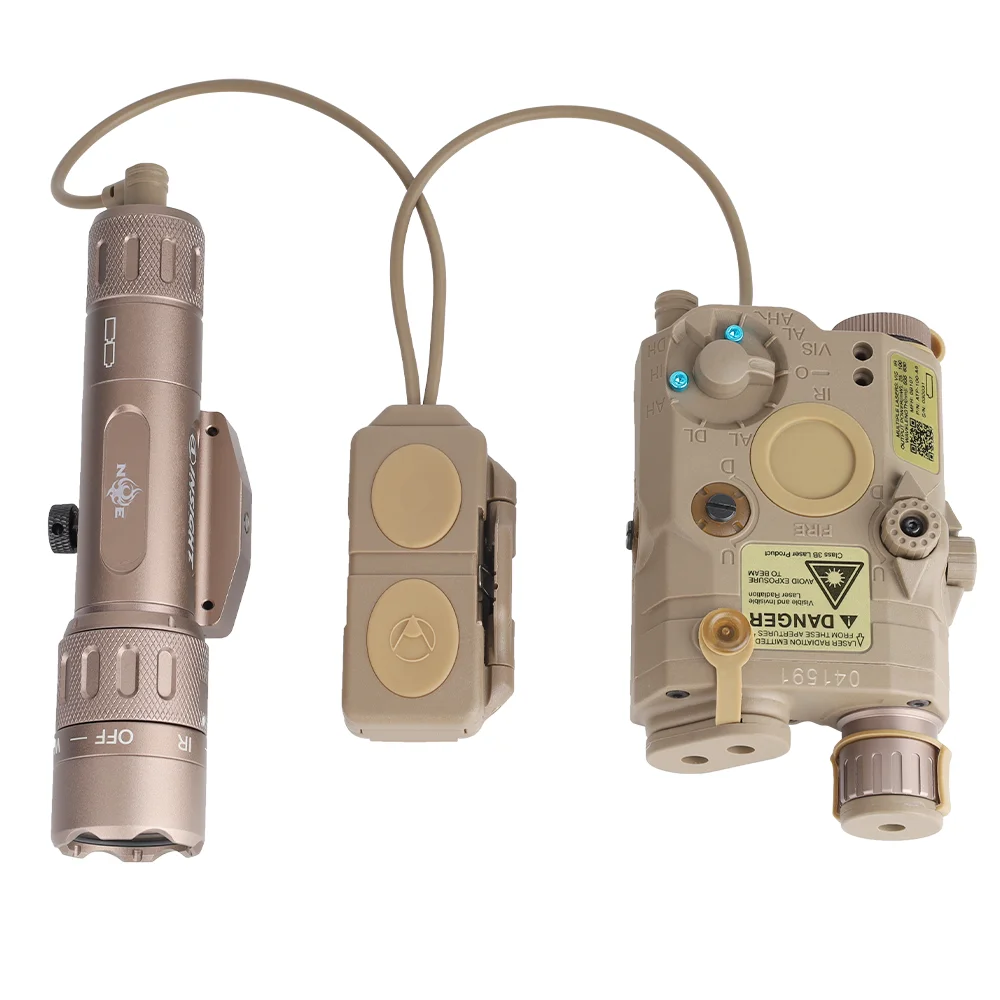 Element AR15 Airsoft PEQ15 AN/PEQ-15 mira láser IR de punto rojo, luz LED blanca para arma táctica, Rifle de caza - imagen 4