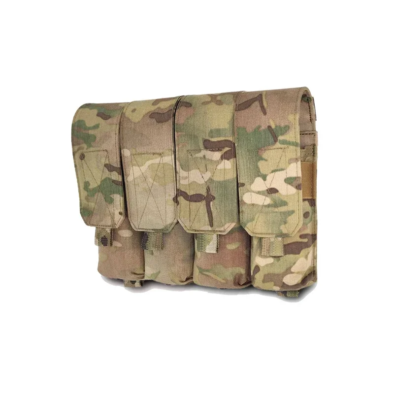 Bolsa táctica para revistas 762 Airsoft Multicam Molle Mag bolsa 500D Molle portador cuádruple bolsa para revistas equipo