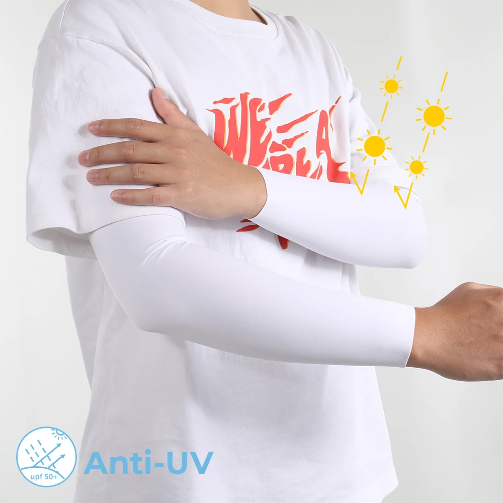Manguito de protección Uv para brazo de deporte, Mangas de pesca para verano, correr, ciclismo, voleibol, Golf, seda de hielo, calentador de brazo, armas de pescadores - imagen 5