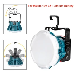 Makita linterna táctica LED recargable para emergencias y camping