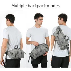 Riñonera táctica MOLLE de cintura para outdoor y aventura resistente