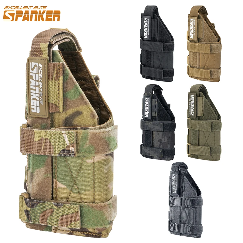 Funda para pistola de mano izquierda, funda táctica para pistola Glock, funda para pistola ajustable para Glock 17 Mag, accesorios de caza - imagen 5