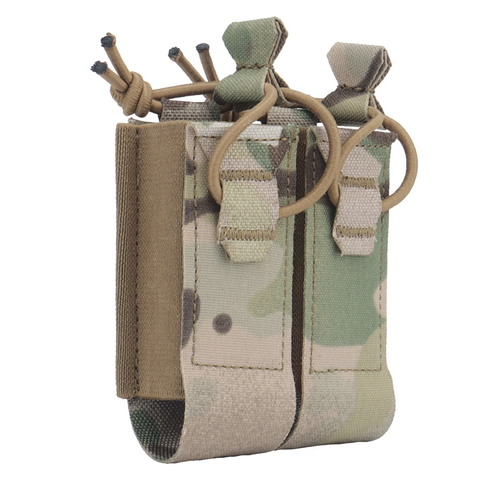 Bolsa de pistola táctica para disparar, bolsa de revista dual DPMP, bolsa magnética, caza, deportes, juego de tiro, clip magnético para arma de fuego - imagen 3