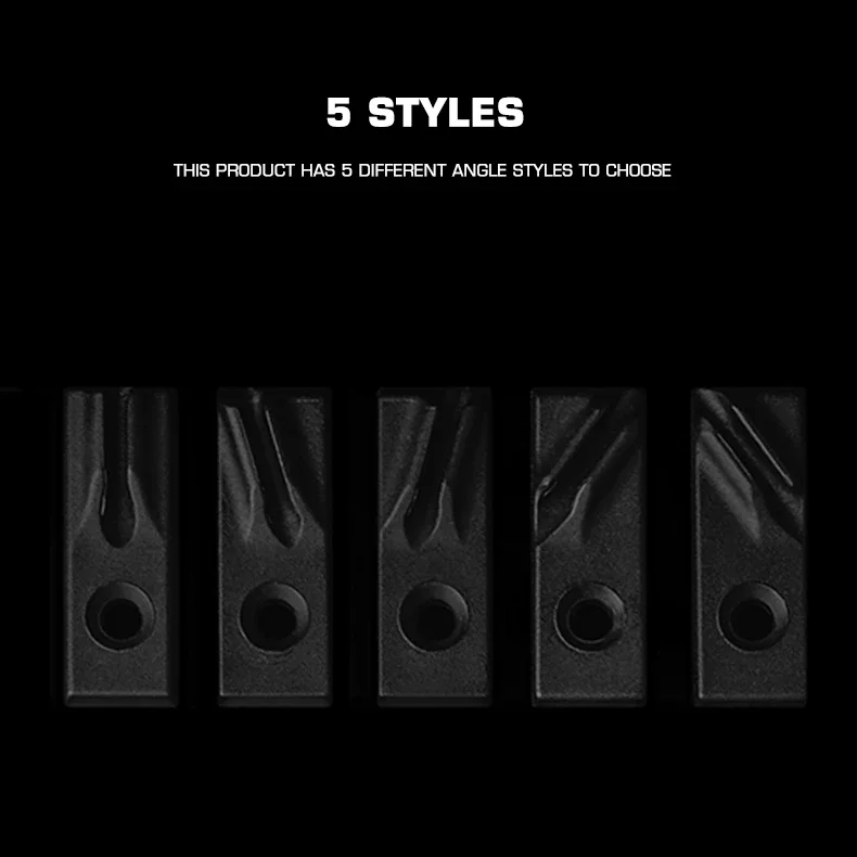 Accesorios para pistola de caza, Riel de piezas de nailon de 6 M-LOK, soporte de Cable Modular, cables de Control para linternas láser, limpio y resistente - imagen 3