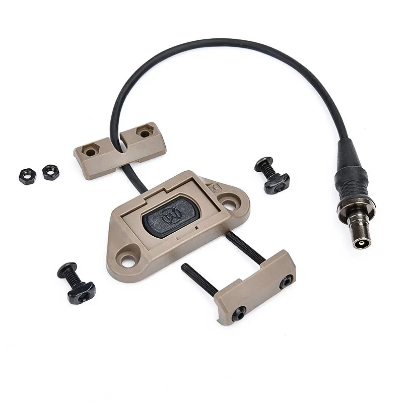WADSN-linterna táctica M600 M600C M300 M300A, accesorio para Airsoft de caza con interruptor de presión Modbutton, compatible con riel m-lok Keymod - imagen 4