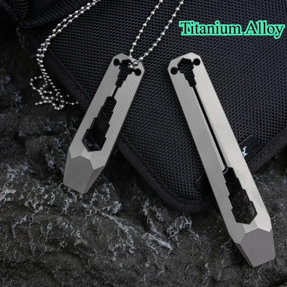 Llave multifunción táctica CNC de titanio ligera EDC para outdoor - imagen 2