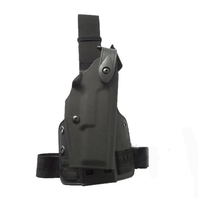 Tácticas militares mano derecha pierna colgante guante de cuero escopeta pistola guante de cuero 17 19 22 23 31 32 pulgadas guante de cuero - imagen 2