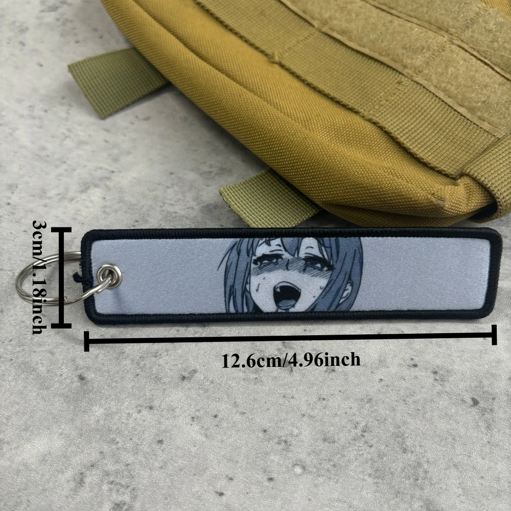 Parche táctico de moral de belleza Sexy para chica, llavero estampado, parche, insignia del ejército militar al aire libre, brazalete, mochila táctica, llaveros - imagen 3