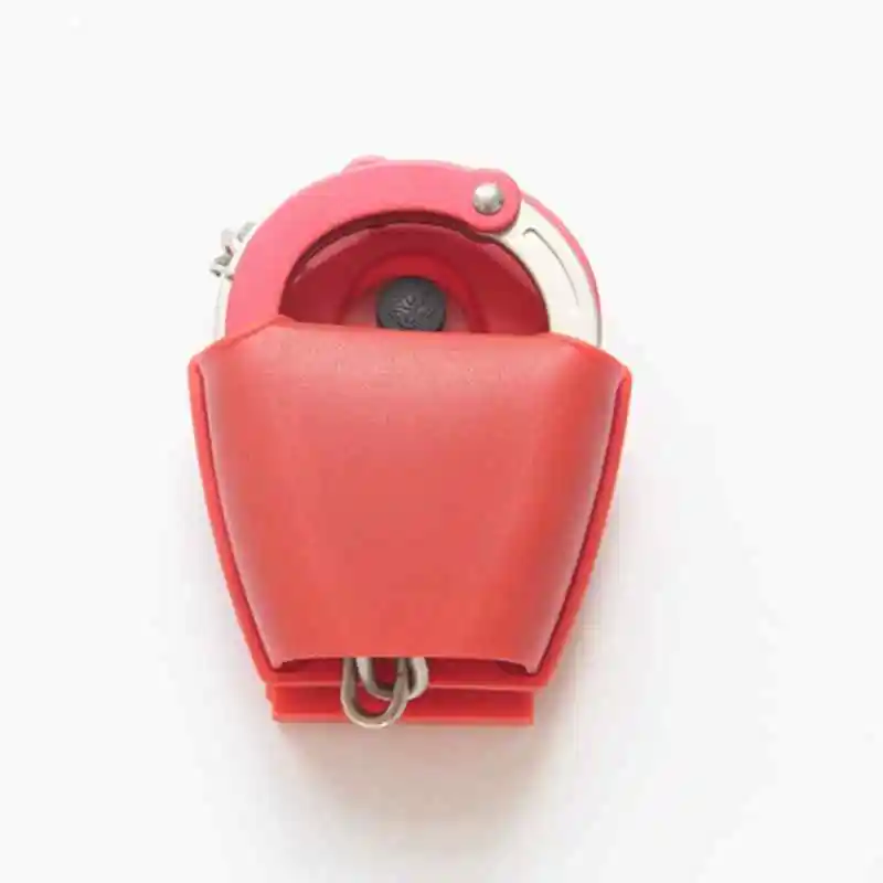 Funda táctica para esposas de policía, bolsa de liberación rápida con rotación de 360 grados, Clip para cinturón, soporte superior abierto para esposas - imagen 5