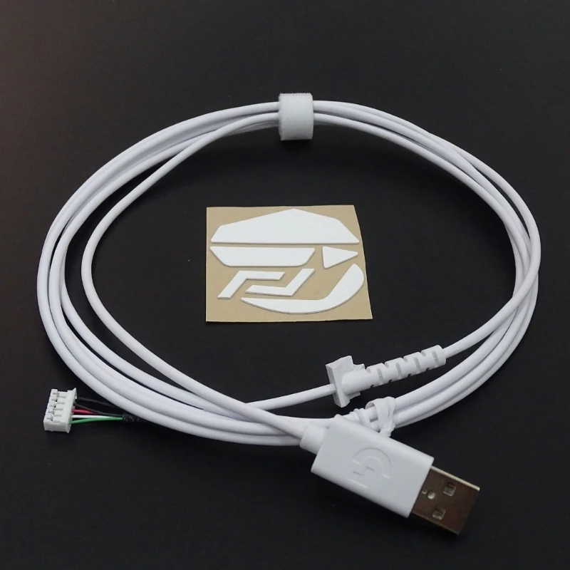Juego líneas ratón repuesto, Cable USB PVC duradero y pies ratón para ratón con Cable G502 1 Juego - imagen 3