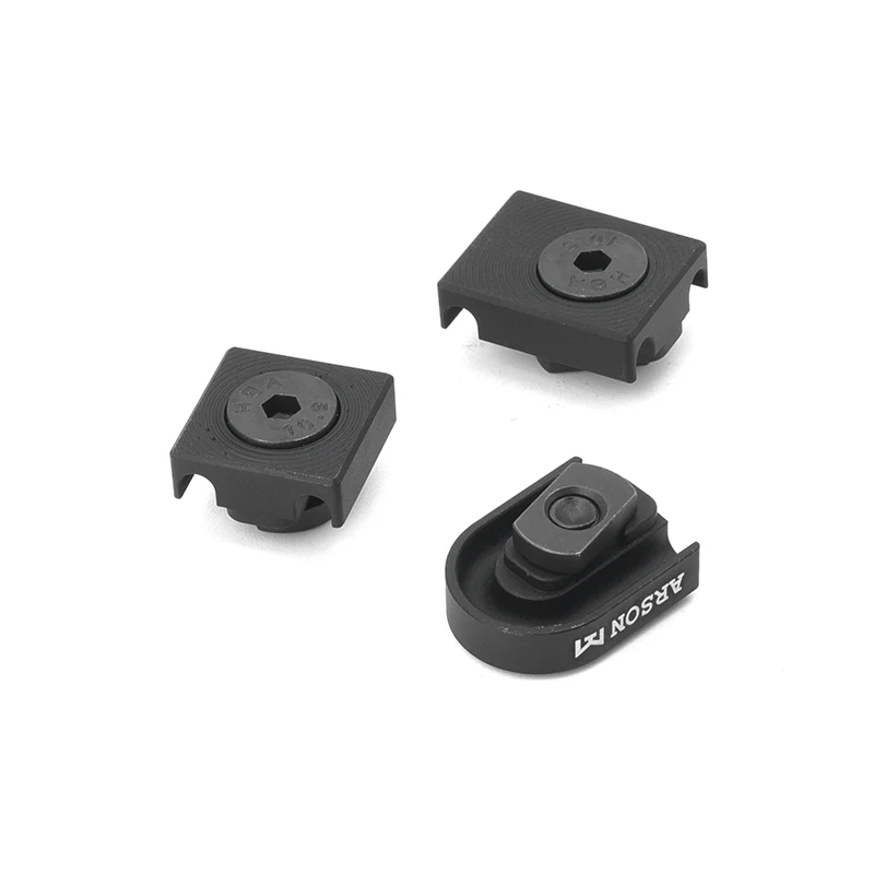 Sistema de gestión de cables M-LOK, 3 unidades/juego, cubierta de riel guía de cables, guardamanos de riel Picatinny, guía de cables fija - imagen 4