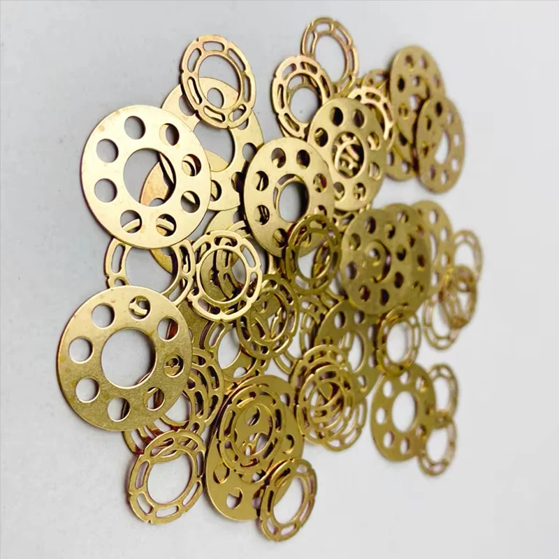 4 Uds. Cuchillo plegable, arandela de latón, junta de cobre para cuchillos Chris Reeve grandes Seine Umnumzaan, almohadilla de cojín de Metal, reemplazo de reparación DIY - imagen 5