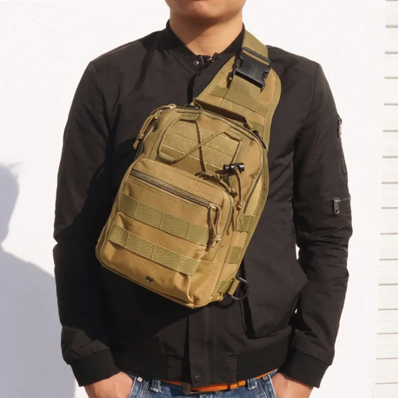 Mochila táctica de camuflaje Molle, bolso de hombro para senderismo, Camping, escalada, caza al aire libre - imagen 3
