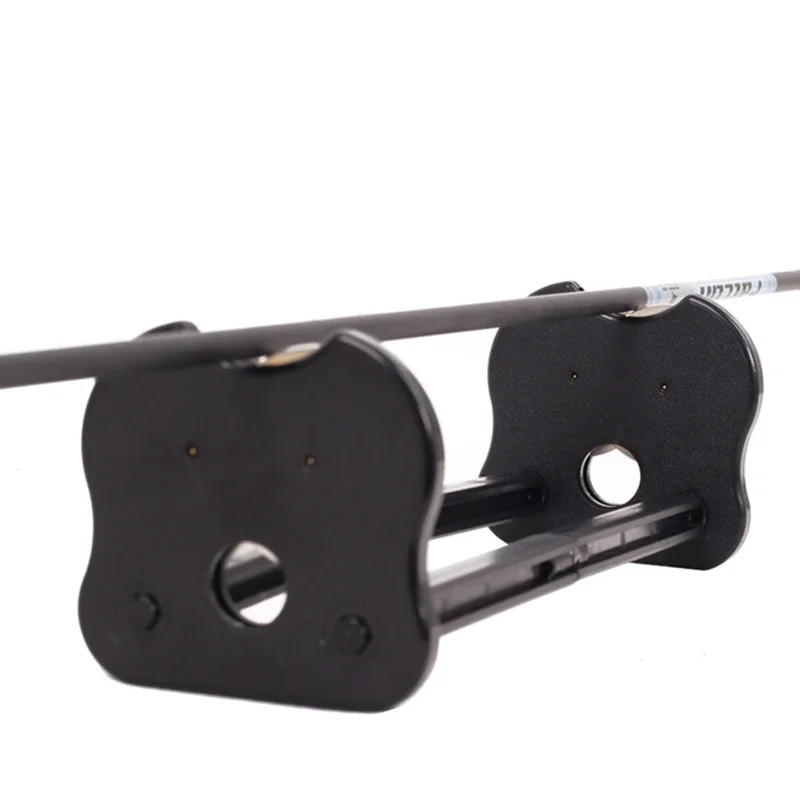 Probador de rectitud de flecha ABS para tiro con arco, Detector de depuración de eje de flecha, equipo de inspección de herramientas para accesorios de arco y flecha de caza - imagen 2