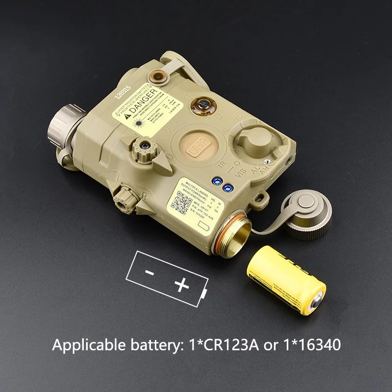 WADSN-linterna láser LED PEQ-15 UHP, lámpara de explorador, puntero IR Aimming, luz para arma, carril de 20MM, piezas para caza y Airsoft - imagen 5