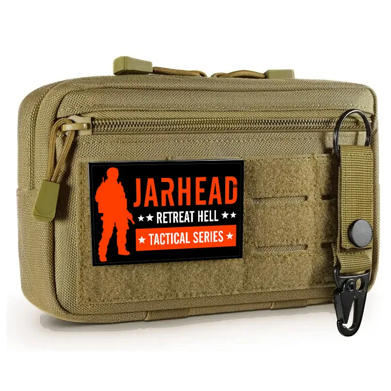 Bolsa táctica Molle con corte láser 1000D, bolsa administradora compacta resistente al agua para mochila, chaleco, cinturón de servicio, accesorio de caza - imagen 2