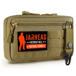 Bolsa táctica Molle con corte láser 1000D, bolsa administradora compacta resistente al agua para mochila, chaleco, cinturón de servicio, accesorio de caza