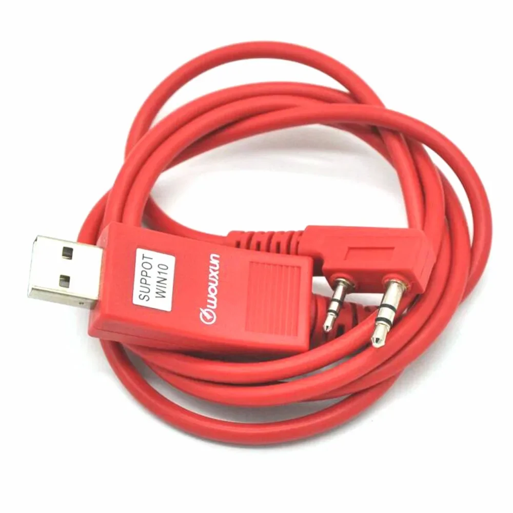 VENTA Cable de programación WOUXUN USB para KG-UVD1P KG-UV6D KG-UV8D KG-UV899 KG-UV9D PLUS USB para todos los radios con enchufe K1 - imagen 5