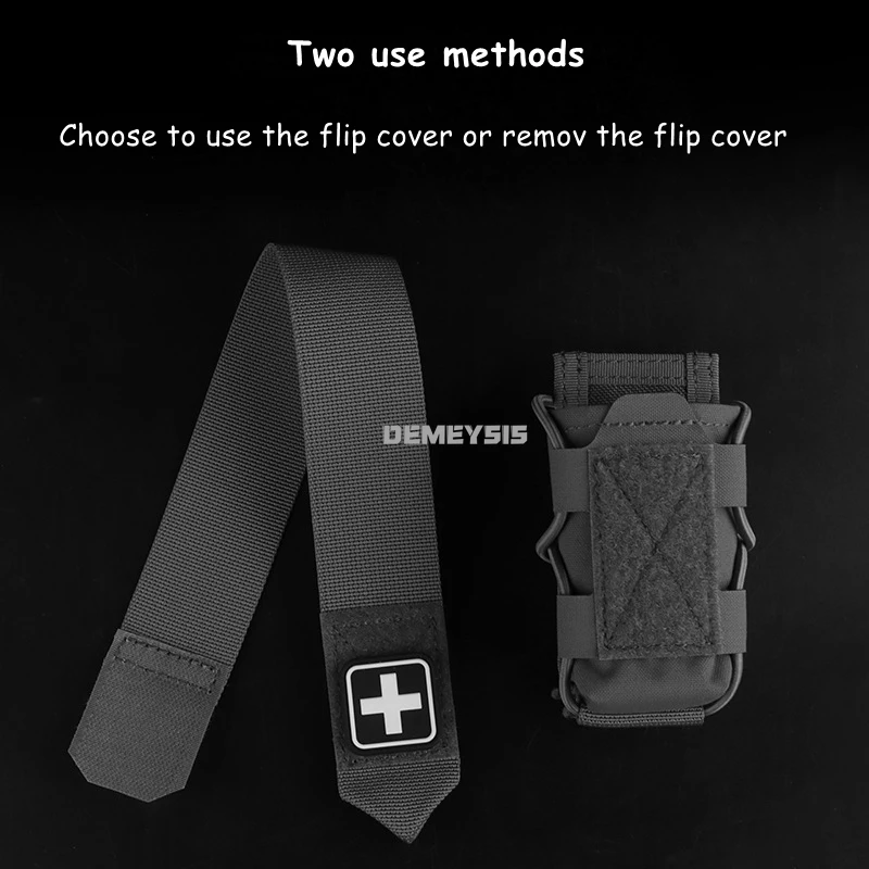 Torniquete táctico, funda médica, soporte de torniquete MOLLE, equipo de supervivencia, caza, senderismo, bolsa de torniquete Universal - imagen 5