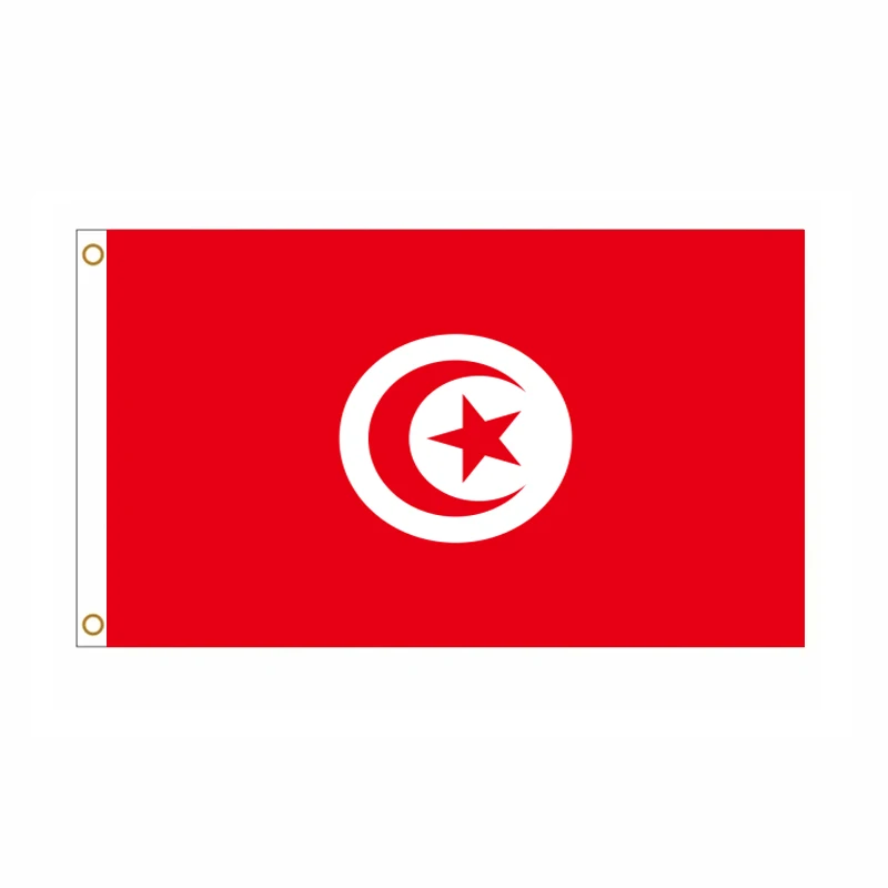 Bandera nacional de Túnez poliéster resistente para exterior - imagen 2