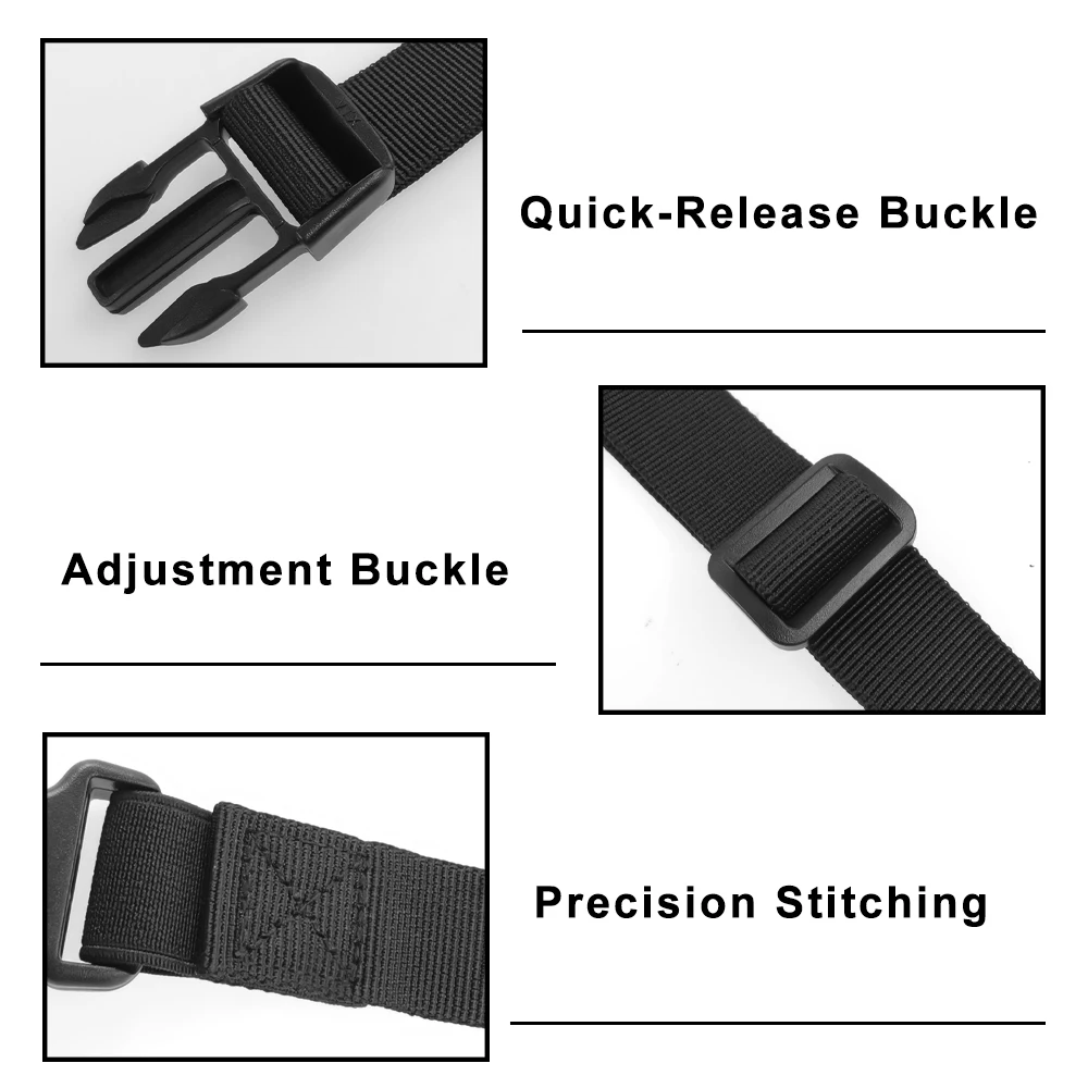 Correa táctica para muslo, correa de nailon para pierna, correa elástica MOLLE, adaptador de funda de extracción rápida para CCW, funda para muslo, colgador de pierna - imagen 4