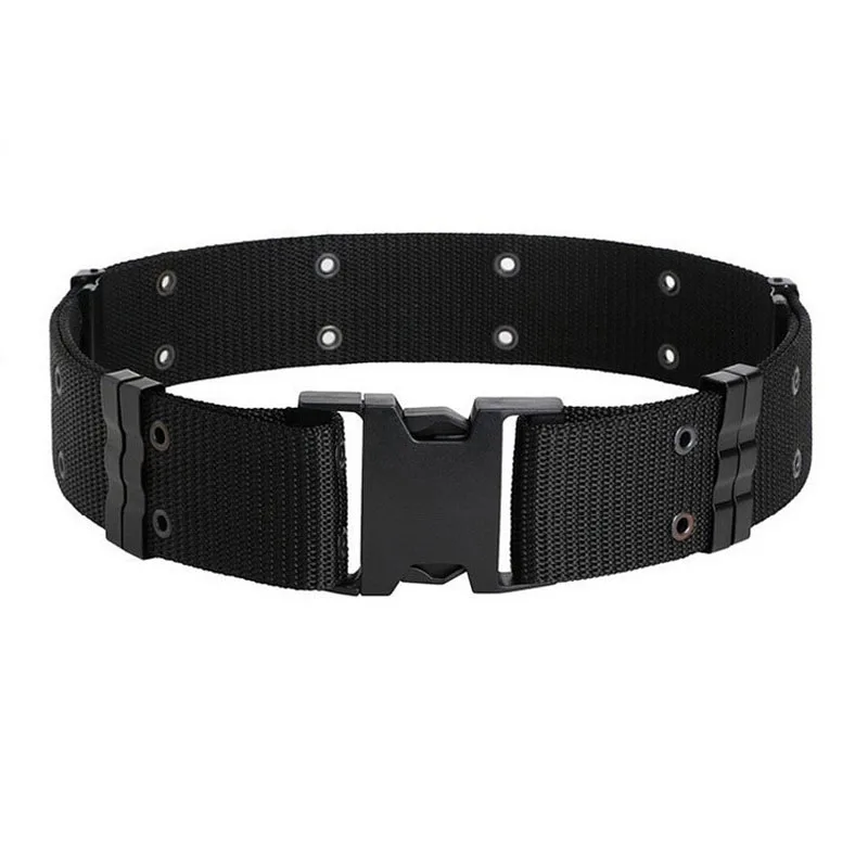 Cinturón táctico militar Airsoft para hombre, cinturón ajustable duradero para caza al aire libre, cinturones de entrenamiento de soporte para cintura - imagen 2