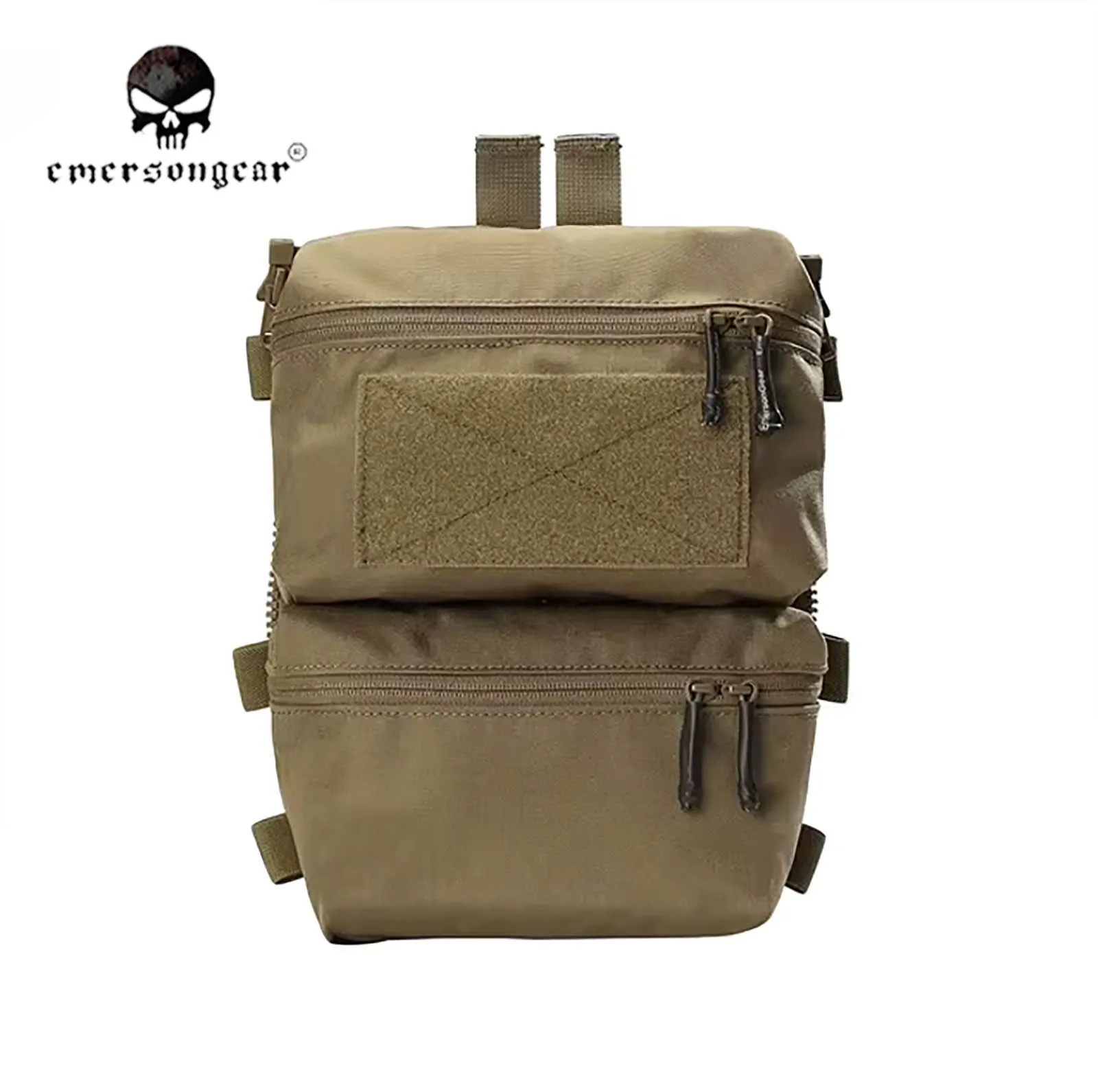 Emersongear-Bolsa multiusos para chaleco FRO Style V5, Panel trasero, doble bolsa con cremallera, mochila para caza y senderismo EM9649 - imagen 3