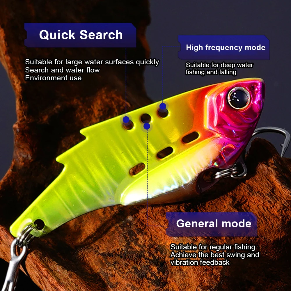 Señuelo de pesca con vibración Vib Bitterling fregadero Swimbait 3D Wobbler plantilla de Metal cebo Artificial para pesca de Lucio perca ​   Aparejos - imagen 4