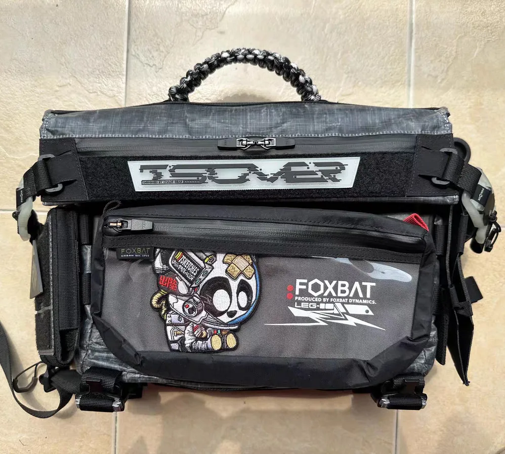 Chaos Gear BG-06 parche luminoso de PVC, bolsa de mensajero heterogénea, insignia exclusiva, ropa táctica funcional, decoración de mochila - imagen 5