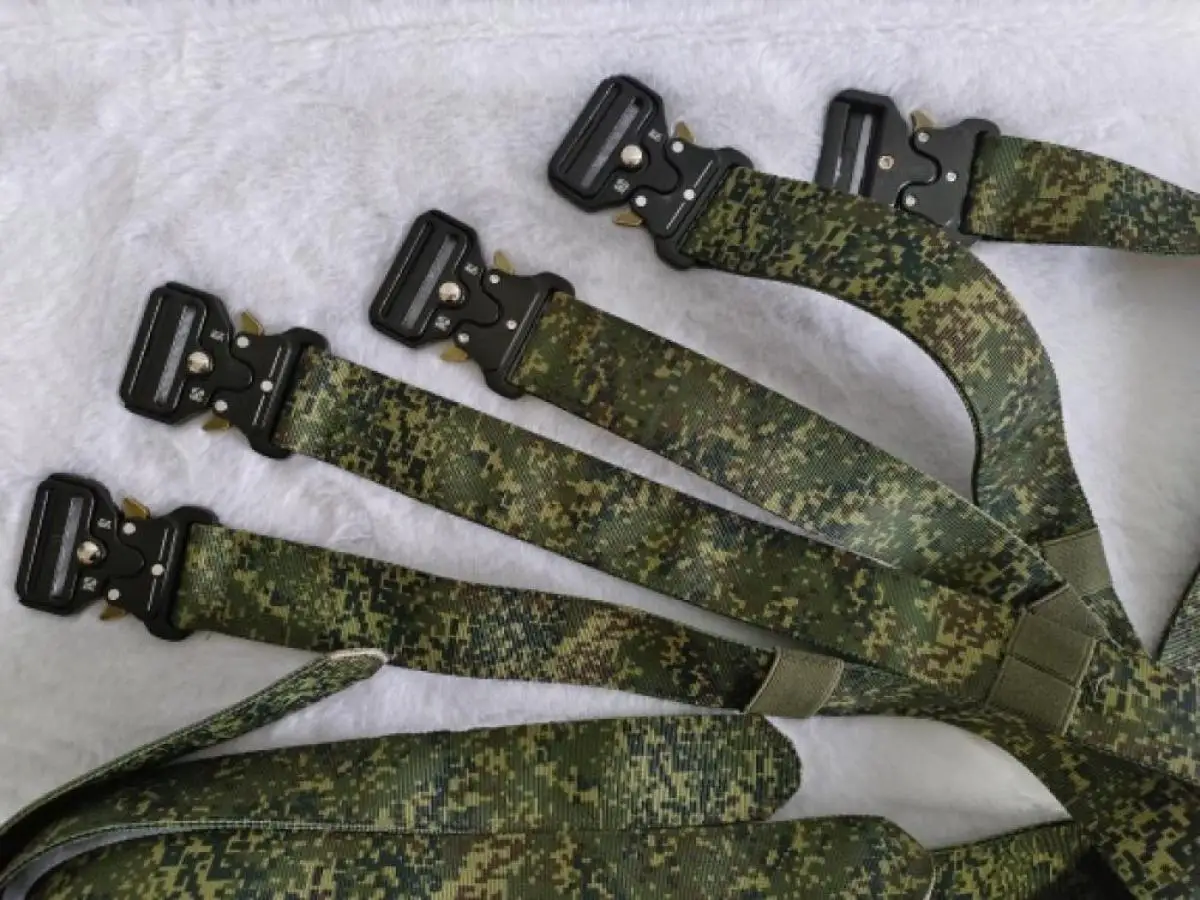 Cinturón de camuflaje de lectura de combate para hombre verde pequeño táctico al aire libre - imagen 4