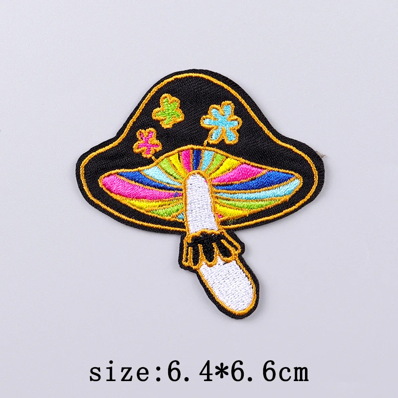 Parche de setas para planchar, parches para ropa, parches bordados mágicos para ropa, parche Fusible para ropa, pegatinas con gancho - imagen 5