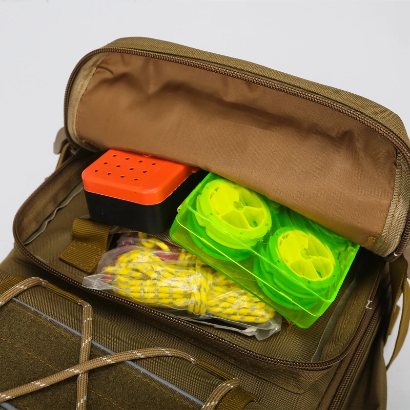 Bolsa de pesca para hombre, riñonera deportiva para viajes al aire libre, multifuncional, impermeable, para viajes, ciclismo, carretera, Ya, pequeña - imagen 5