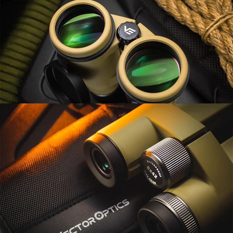 Prismáticos Vector Optics Paragon 8X42/10X42 HD, prisma de techo, totalmente multicapa para observación de aves y caza al aire libre - imagen 2
