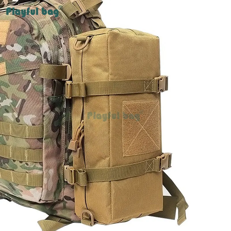 MOLLE-Bolso multifuncional 600D, paquete táctico deportivo de caza, almacenamiento ligero para senderismo, AVA174 - imagen 5