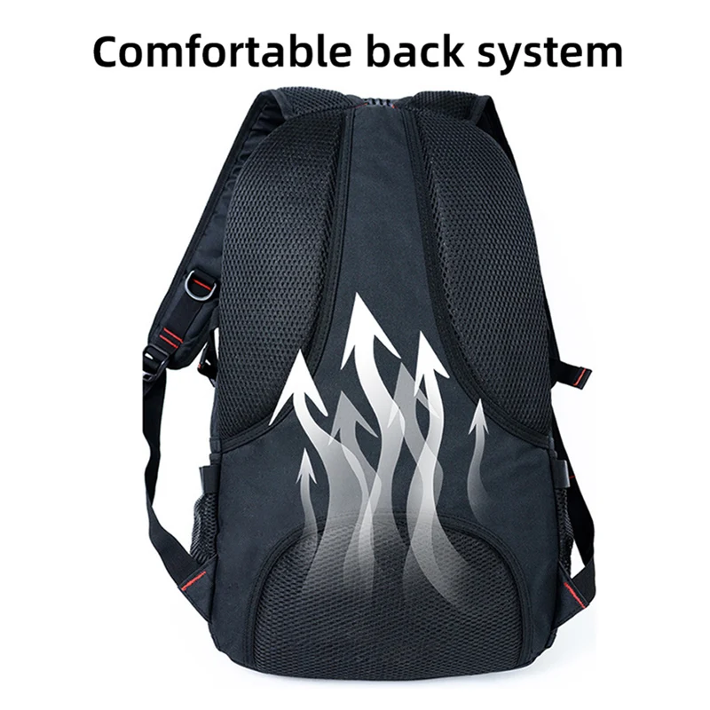 Mochila para acampar al aire libre, impermeable, USB, senderismo, viajes, escalada, montañismo, bolso de hombro para mujeres y hombres, bolsa de senderismo de gran capacidad - imagen 4