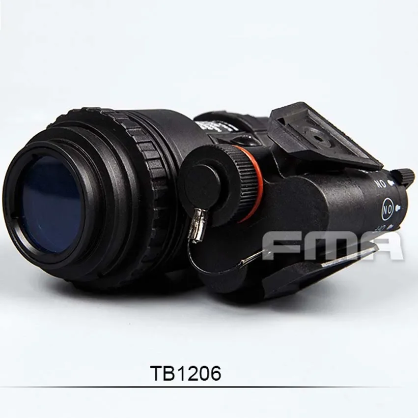 FMA PVS18 1: 1 versión de Metal Real gafas de visión nocturna NVG simuladas modelo BK para casco táctico de caza - imagen 4