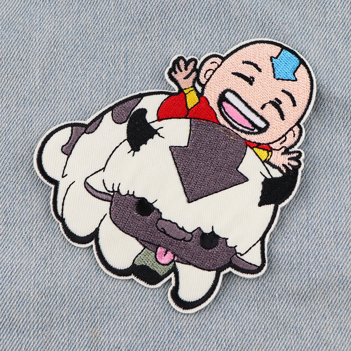 Parches de personajes de dibujos animados clásicos para ropa, apliques, insignias para planchar, pegatinas para ropa, costura DIY, rayas bordadas - imagen 3