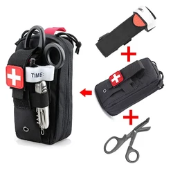 Botiquín táctico con torniquete – Bolsa MOLLE de primeros auxilios